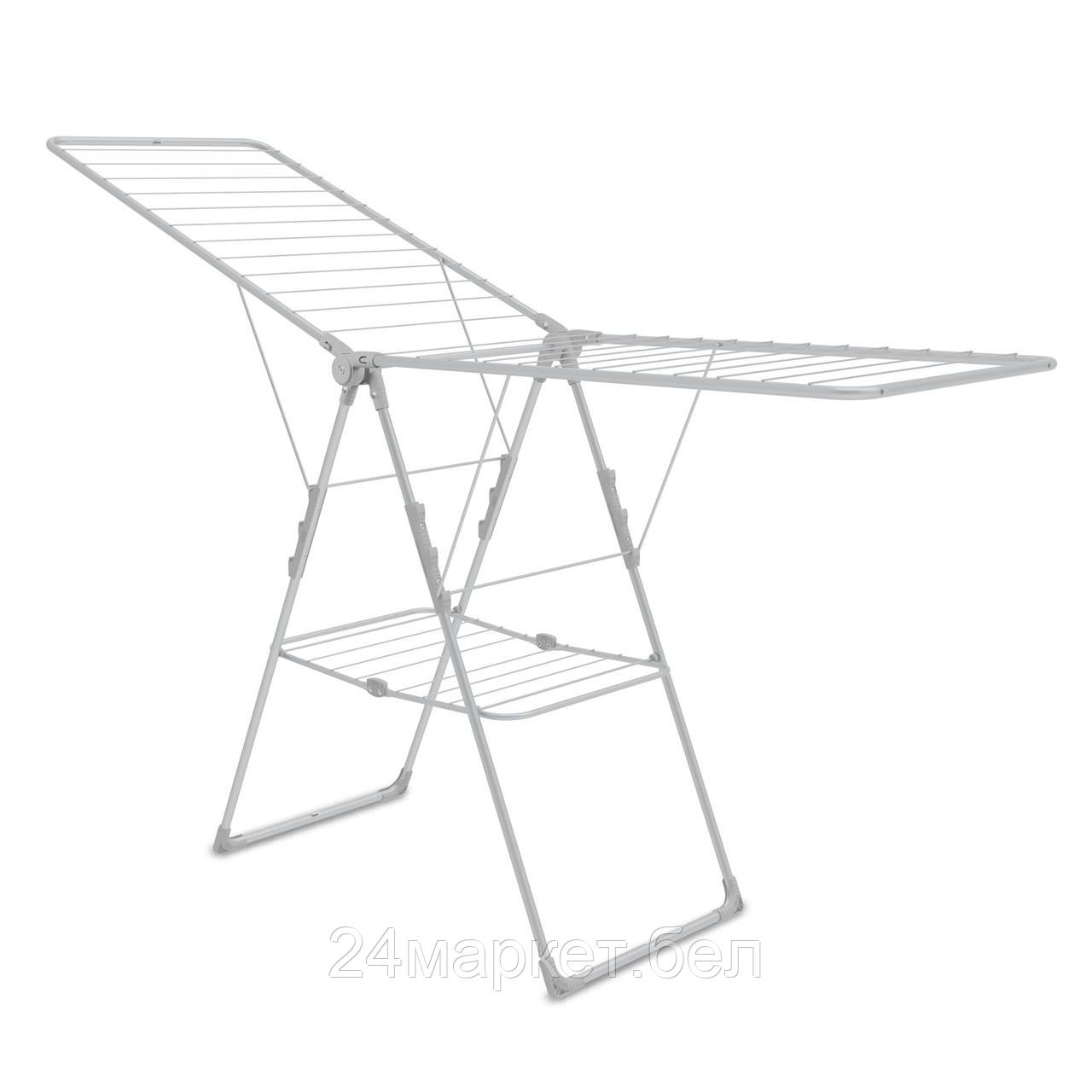 Сушилка для белья напольная складная двухуровневая, 21м, 179х51х98, NIKA