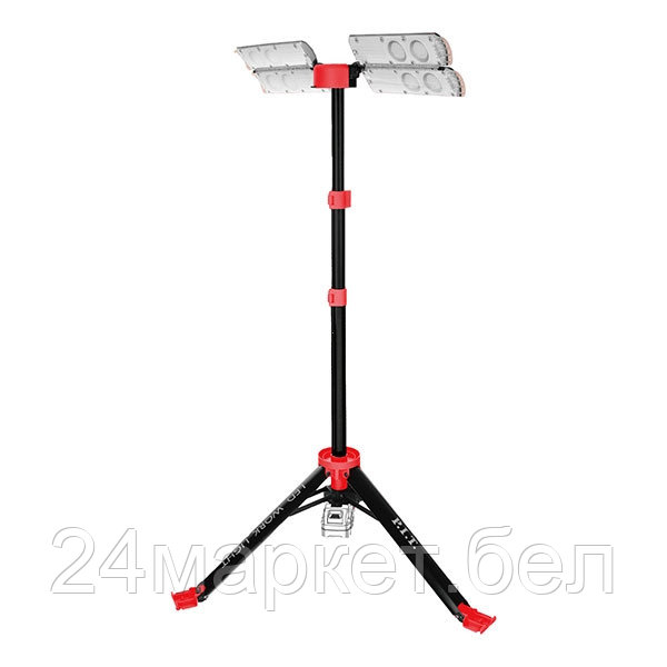 Мачта осветительная аккум. P.I.T. SOLO, 20В, 2000/4000/8000Лм, 2 модуля, телескоп 1-1,8м (PWL20H-80A)