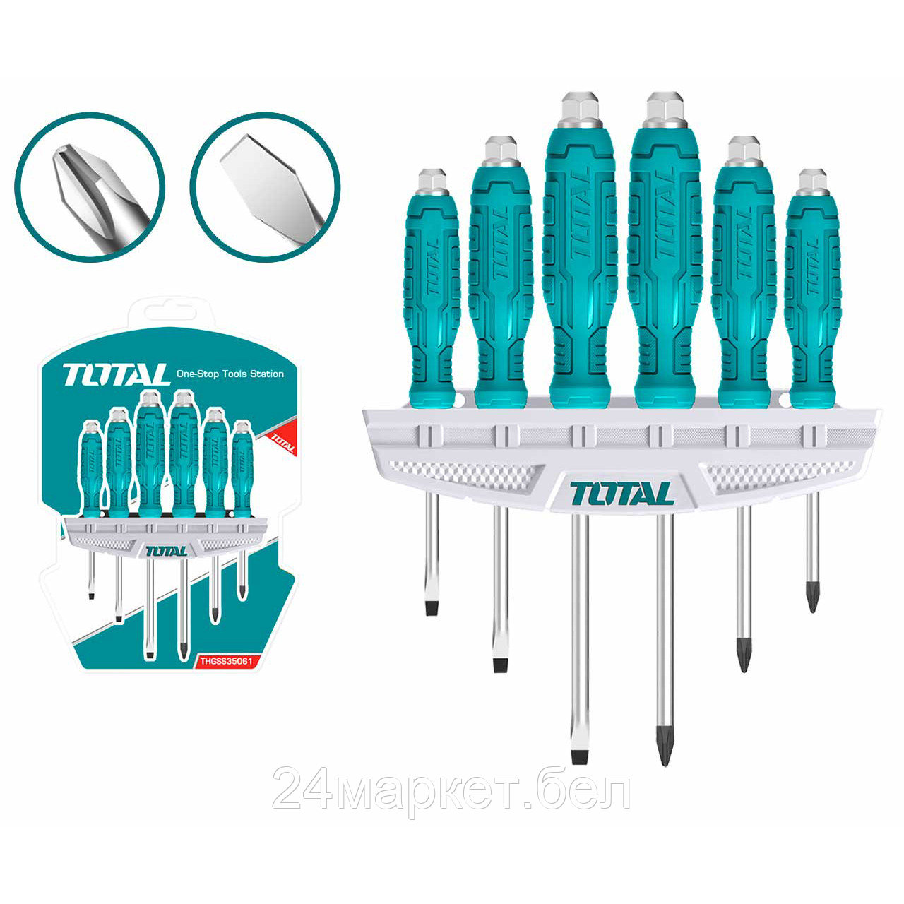 Набор отверток Total THGSS35061 (6 предметов)