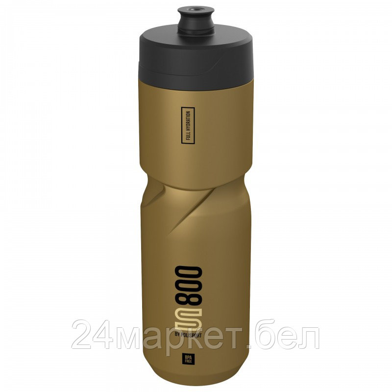 Велофляга S800, 800 мл, золотая/черная, 8645400093 POLISPORT