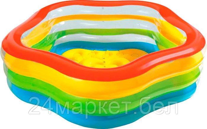 Надувной бассейн Intex Звезда 56495 (185х180х53, в ассортименте)