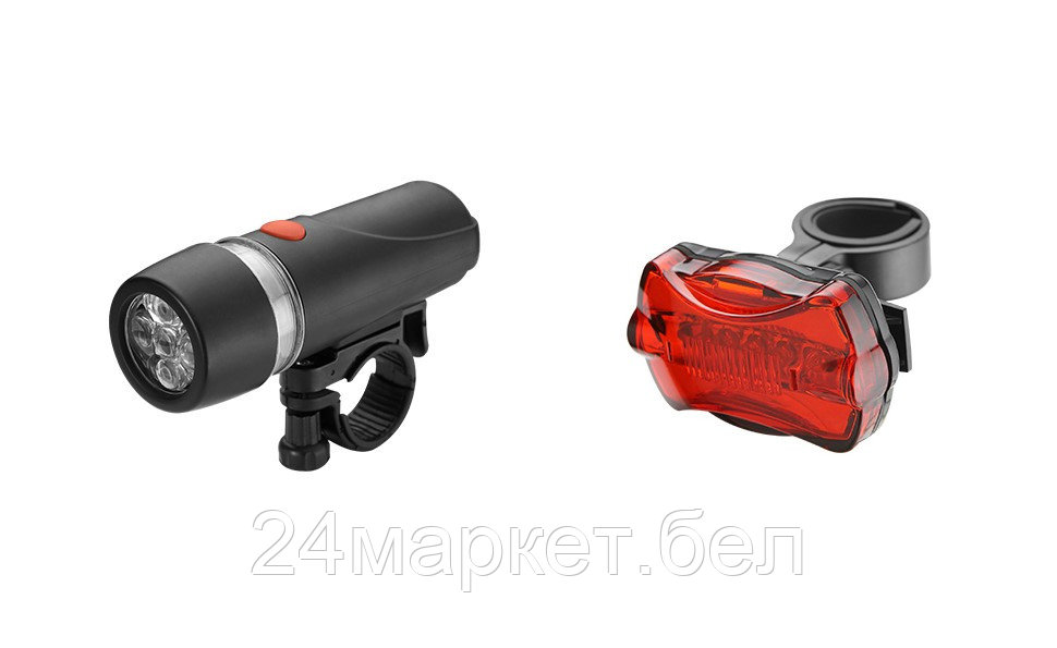 КОМПЛЕКТ ФОНАРЕЙ ДЛЯ ВЕЛОСИПЕДА,JY-808-11+JY-004T Jingyi