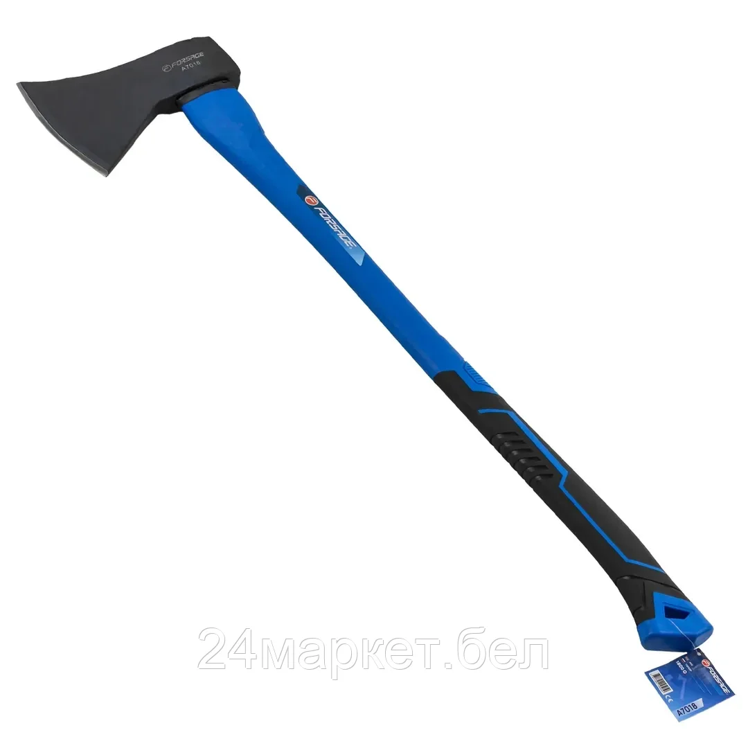 F-A7018 Forsage Топор с фиберглассовой ручкой и резиновой противоскользящей накладкой 1800гр.