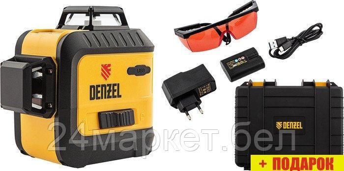 Лазерный нивелир Denzel LX 360-3 Red 35077