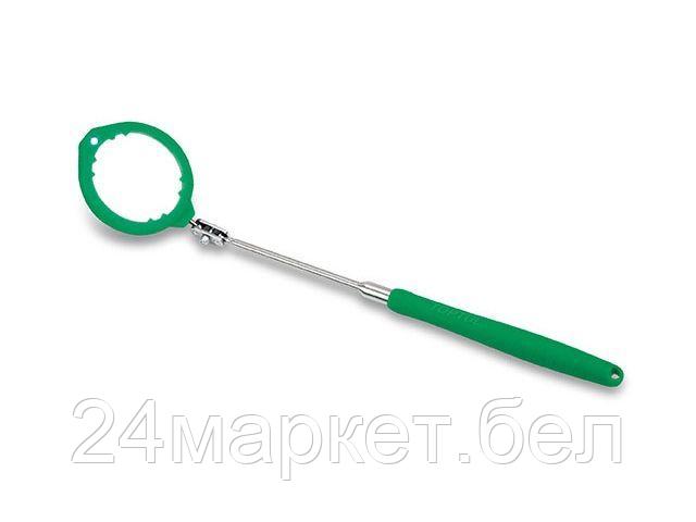 TOPTUL Тайвань Зеркало телескопическое с подсветкой круглое d55мм 262-950мм TOPTUL (JJAM0495)