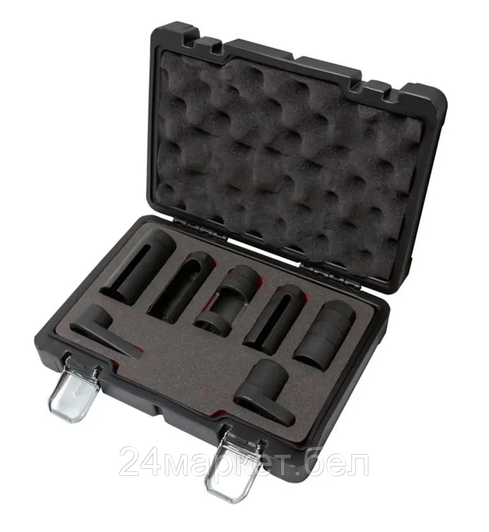 FORSAGE Набор головок для форсунок и датчиков 7пр. (22, 27, 29мм), в кейсе Premium Forsage F-907G2D