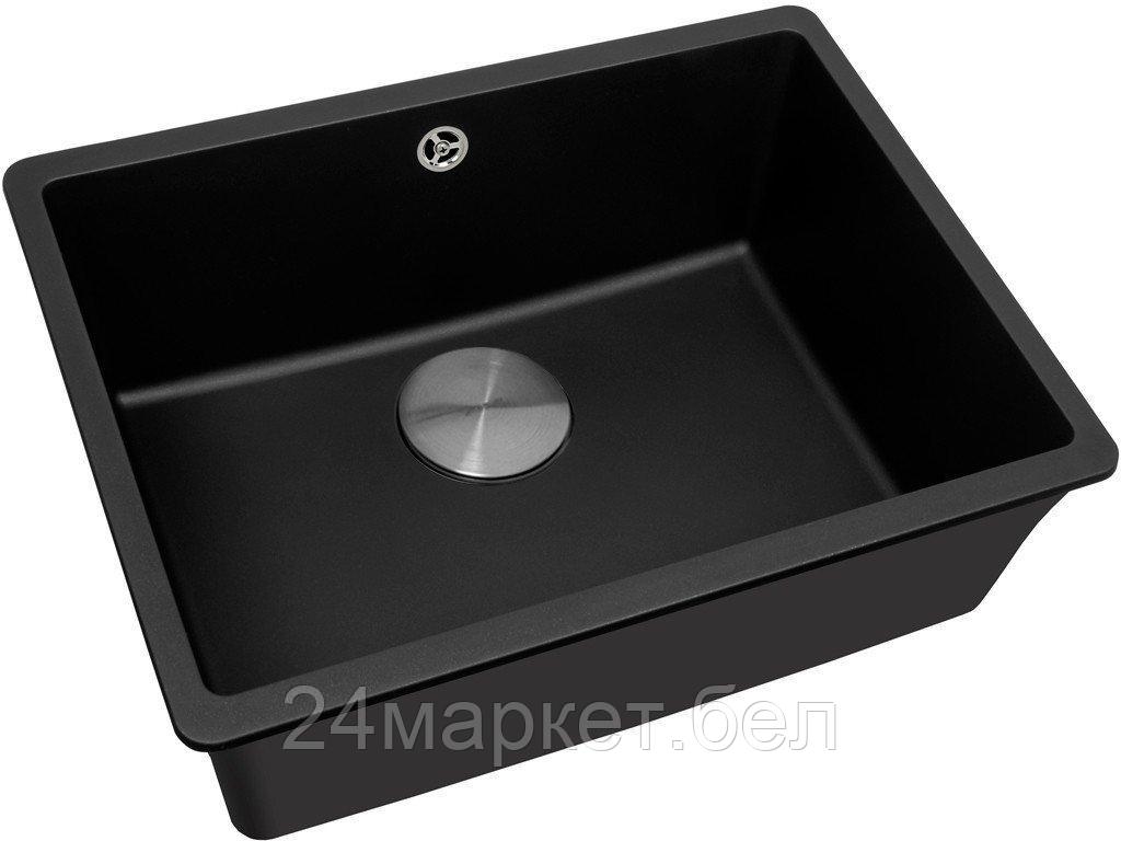 Кухонная мойка ZorG Fast 54 Premium black metallic