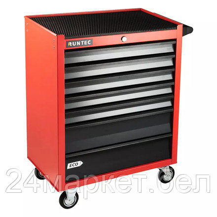 RUNTEC RTEC-7R Тележка инструментальная 7 полочная ECO красная