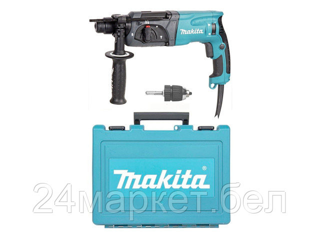 MAKITA Китай Перфоратор MAKITA HR 2470 X19 в чем. (780 Вт, 2.7 Дж, 3 реж., патрон SDS-plus, БЗП в комплекте, вес 2.6 кг)