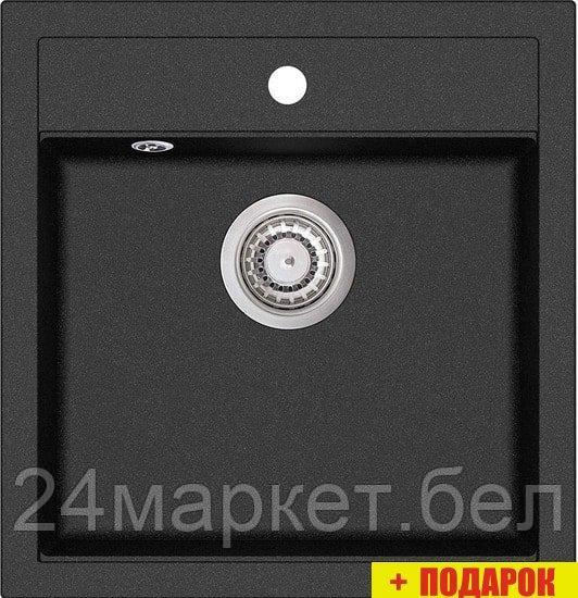 Кухонная мойка Aquasanita Tesa SQT100W (black metallic 601)