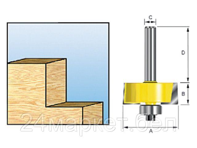 MAKITA Китай Фреза с подш.38,1х8мм (MAKITA)