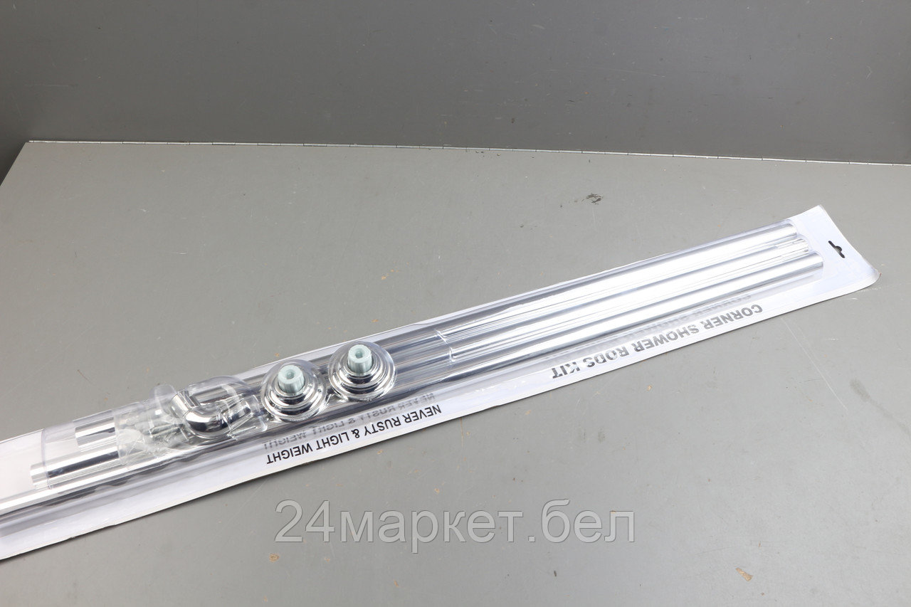 Карниз угловой алюминиевый 1,7x0,7 м, серебро, PERFECTO LINEA уцененный (0081274248)