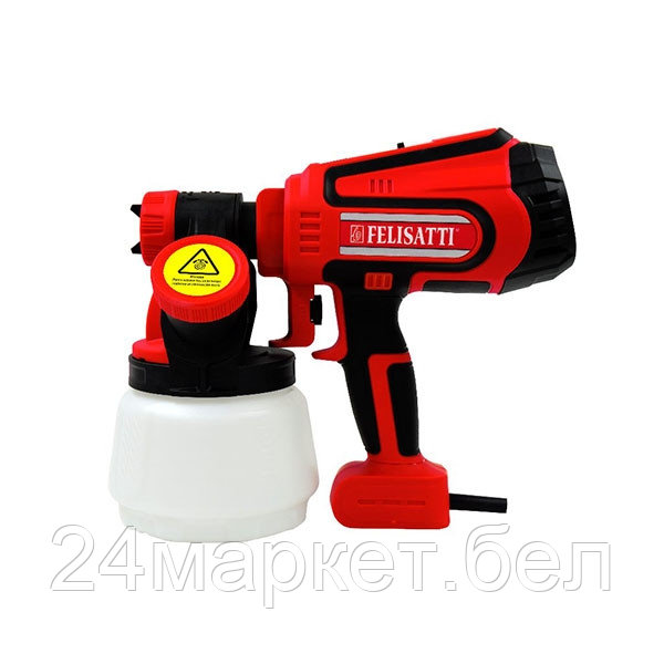 Краскораспылитель электрический 750, 750 Вт, 1200 мл/мин, давление 0,2 Бар (FT2104 Felisatti)