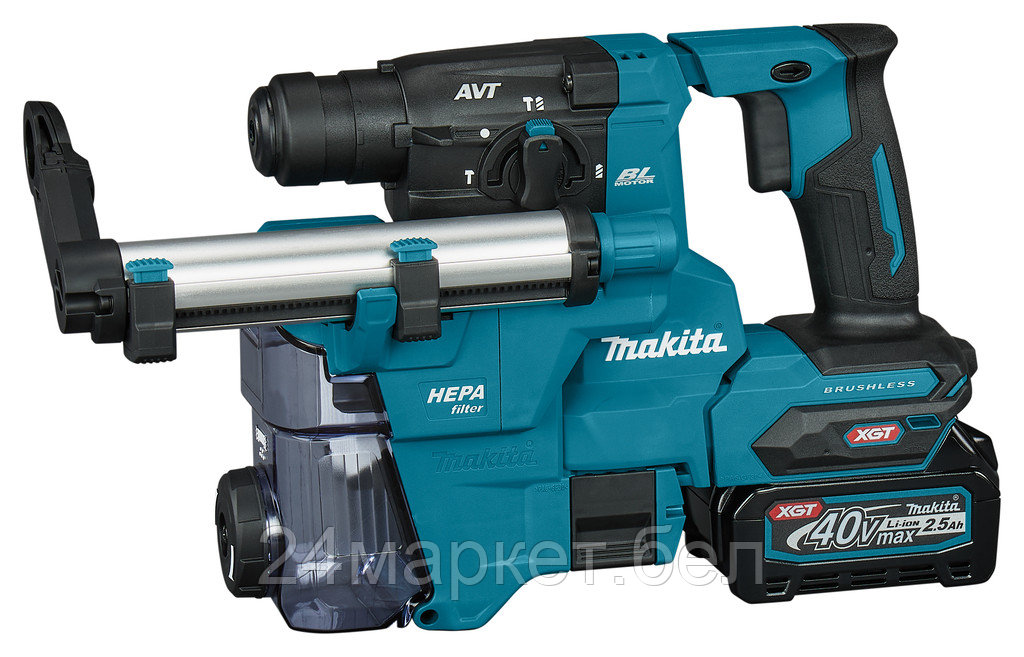 Аккум. перфоратор MAKITA HR010GD201 в кейсе (40.0 В, 2 акк., 2.5 А/ч Li-Ion, 2.1 Дж,) HR010GD201