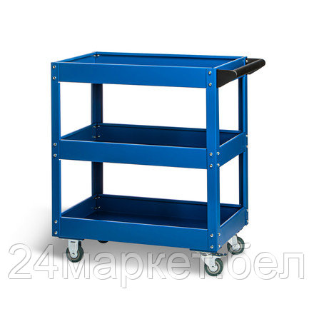 RUNTEC RT-3B Тележка с тремя открытыми полками, синяя