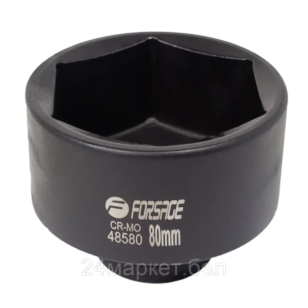 Головка ударная 80мм (6гр.) 1" F-48580