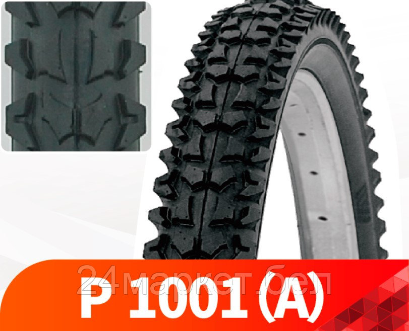 Покрышка велосипедная P1001, 22X2.125 дюймов, 22X2.125-P1001 Wanda CrownKing