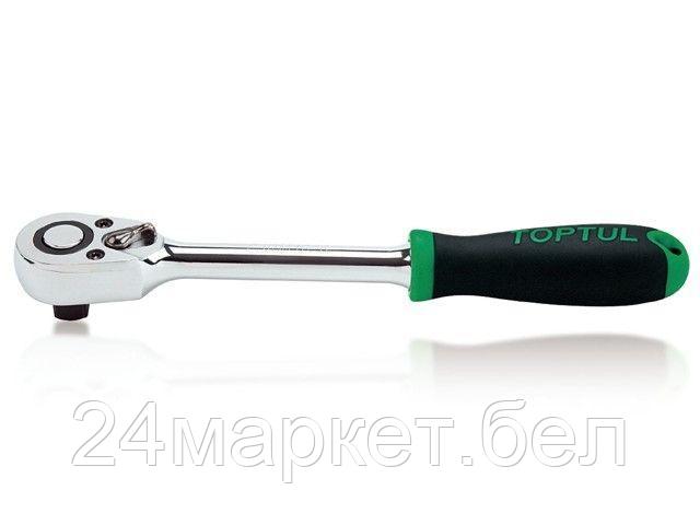 TOPTUL Тайвань Трещотка 1/4" 72зуб. 145мм TOPTUL (CJRM0815)