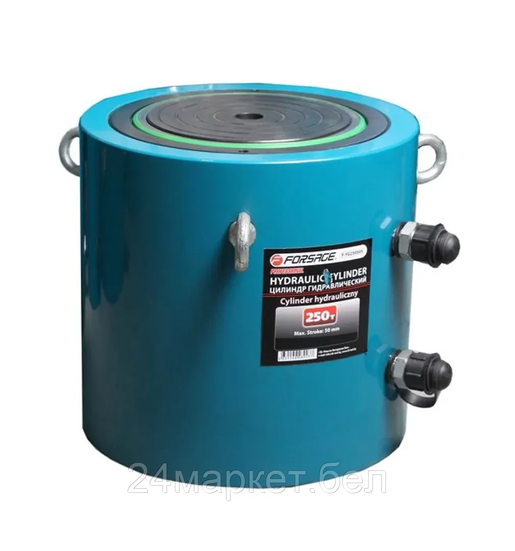 Цилиндр гидравлический двойного действия 250т(ход штока-50мм, Ø штока-180мм,общий Ø-270мм, L-261мм, 700bar) Forsage F-YG25050S
