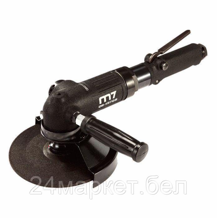 MIGHTY SEVEN QB-197MQ MIGHTY SEVEN Пневматическая угловая шлифовальная машина (УШМ) 180 мм, 7000 об/мин, с рычажным выключ