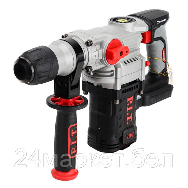 Перфоратор SDS-Plus аккум. бесщеточный P.I.T. SOLO, верт, 20В, 5,0Дж, 3реж, O26мм, кор. (PBH20H-26A)