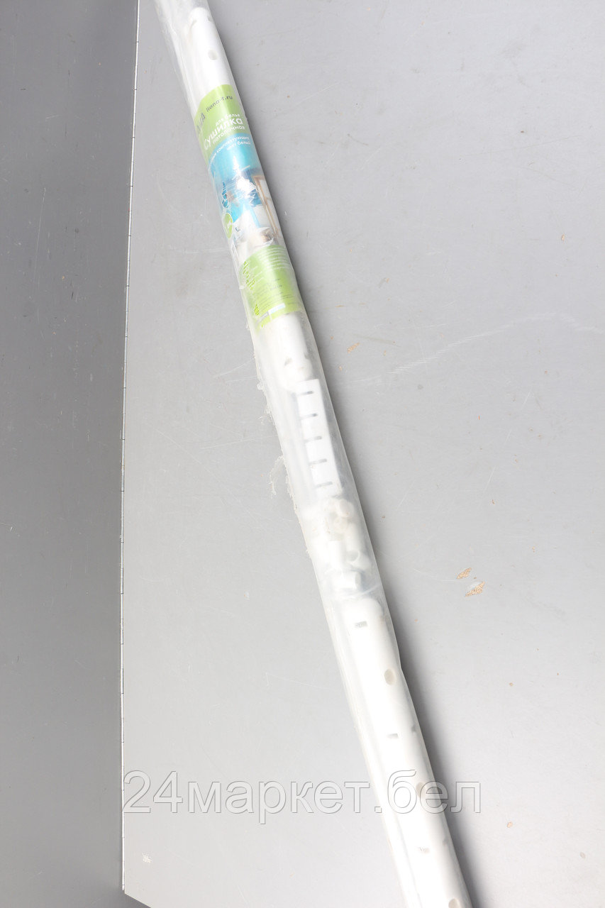 Сушилка для белья потолочная стальная 1,4 м, 5 стержней, белая, ЛИАНА уцененный (5470377444)