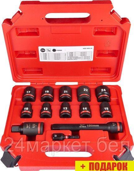 Набор головок слесарных Milwaukee Shockwave 4932480456 (13 шт)