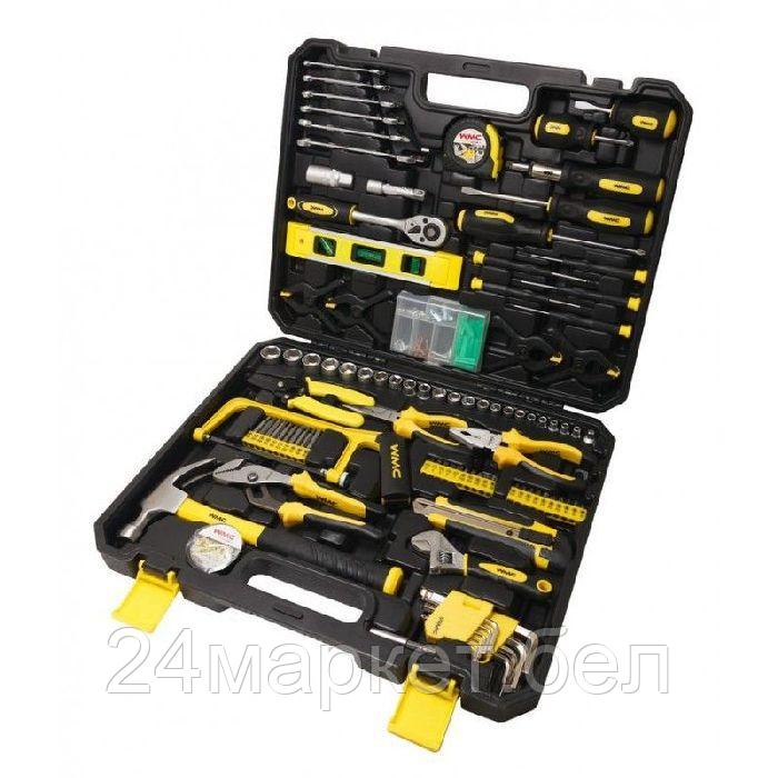 WMC TOOLS Набор инструментов 168пр. 1/4'', 3/8'(6гр)'(4-19мм) WMC TOOLS 30168