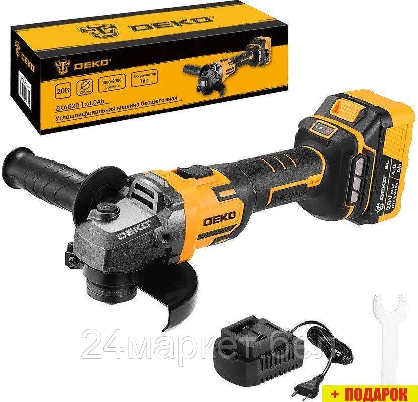Угловая шлифмашина Deko ZKAG20 084-1044 (с 1-им АКБ)