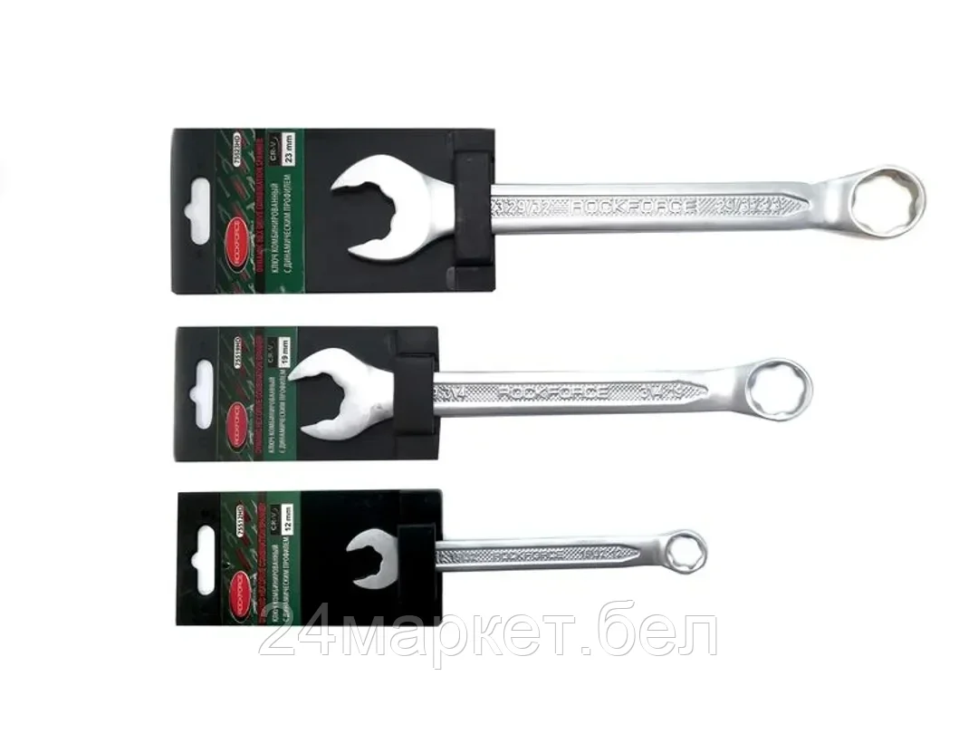 Rock FORCE Ключ комбинированный с динамическим профилем 32мм на пластиковом держателе Rock FORCE RF-75532HD