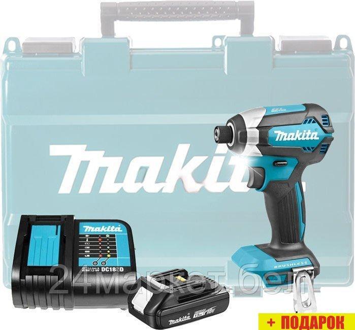 Винтоверт Makita DTD153SY (с 1-им АКБ, кейс)