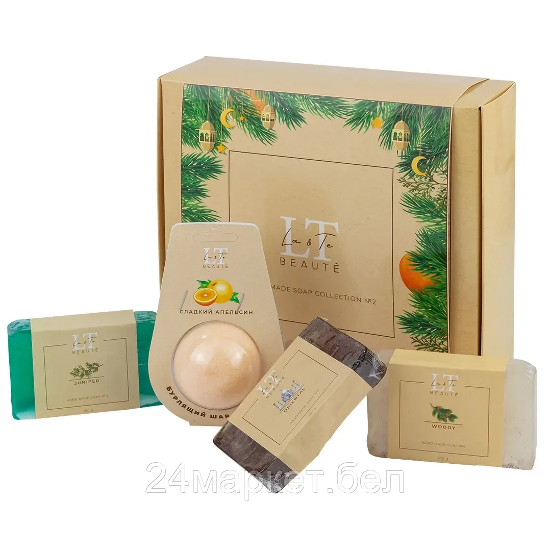 LT-SP2[мыло] Набор 2( мыло Восток.Древесное.Можжевельник.) La and Te beaute