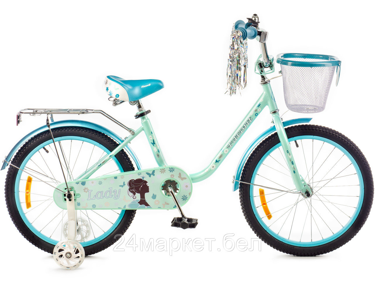 Детский велосипед Favorit Lady 20 LAD-Y20SN (мятный)
