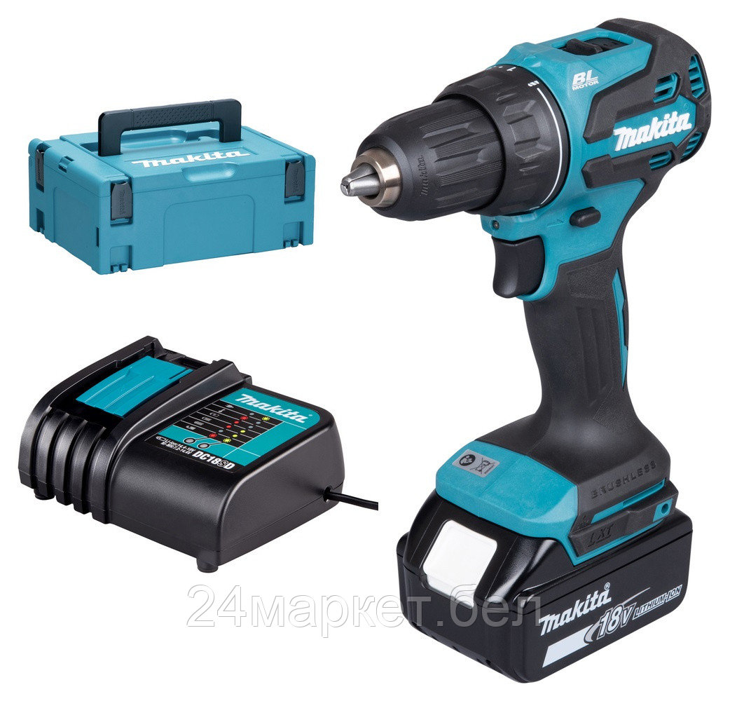 Аккум. дрель-шуруповерт MAKITA LXT DDF490SF1J в чем.