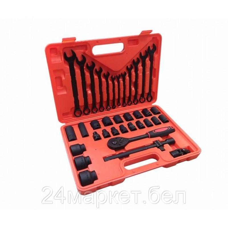 WMC TOOLS Набор инструментов ударных 37пр.1/2"(6гр.)(8-32мм) WMC TOOLS 4037