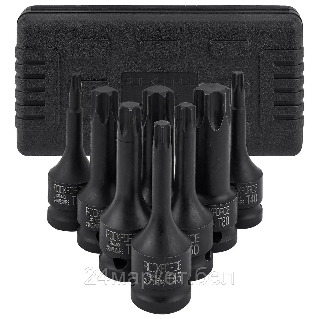 Набор торцевых головок RockForce RF-4088MPB (8 предметов)