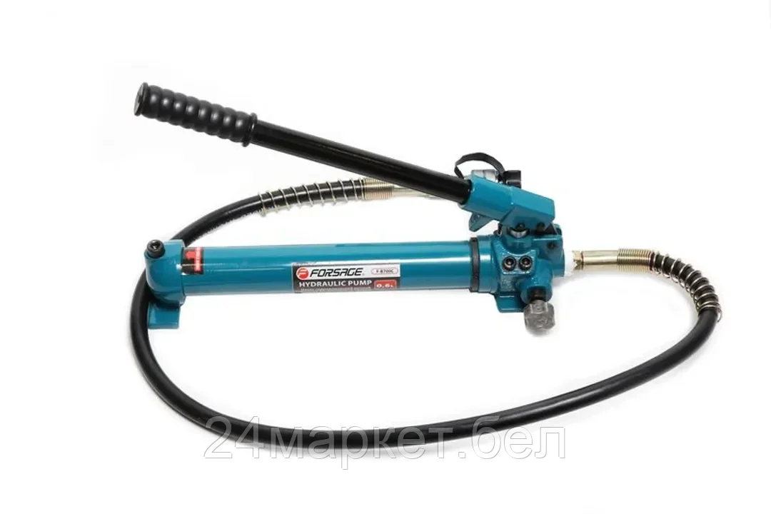 F-B700C Forsage Насос гидравлический ручной (20-700bar,емкость масла-0.6л, длина-380мм,ширина-120мм,высота-140мм)