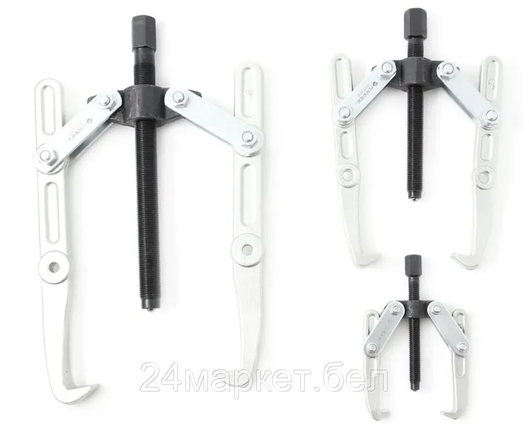 FORSAGE Съемник двухзахватный переставной 9" (Ø захвата-225мм, длина лап-225мм , лапы L-образные) Forsage F-6590809