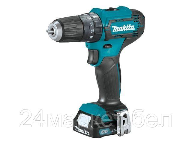 Дрель-шуруповерт Makita HP333DWME (с 2-мя АКБ, кейс)