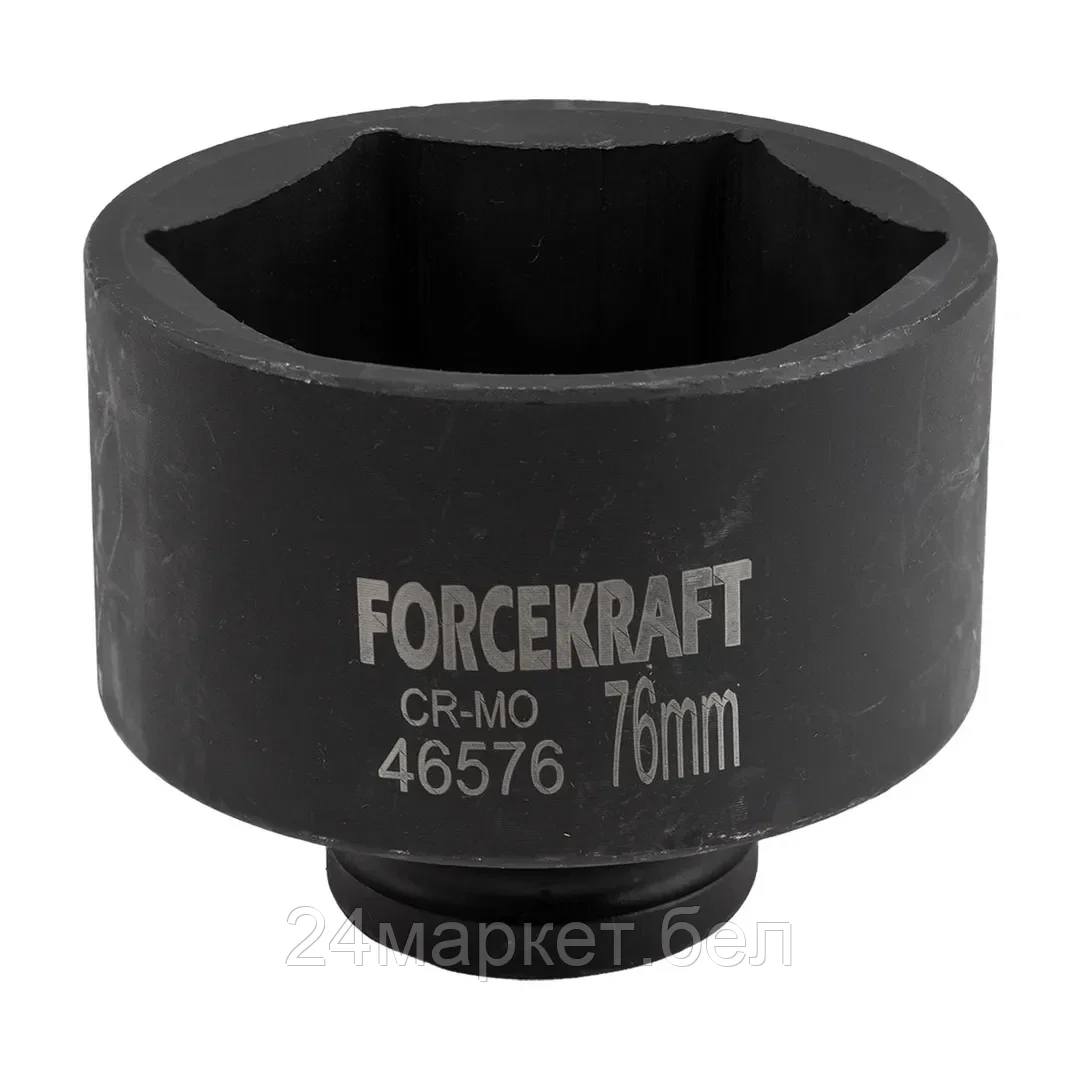 FK-46576 FORCEKRAFT Головка ударная 3/4", 76мм (6гр.)