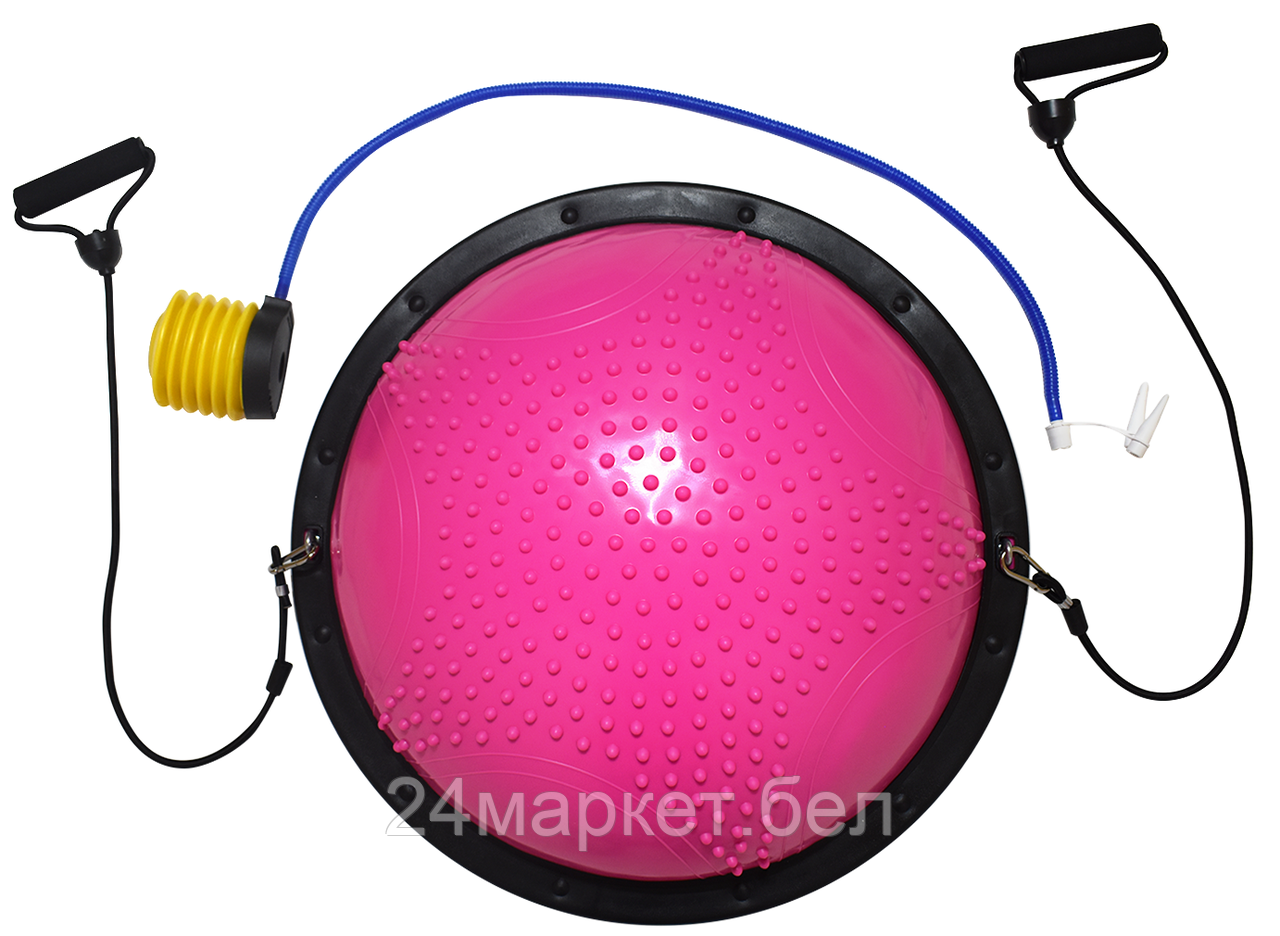 Балансир Calviano Bosu Ball 58 см (розовый)
