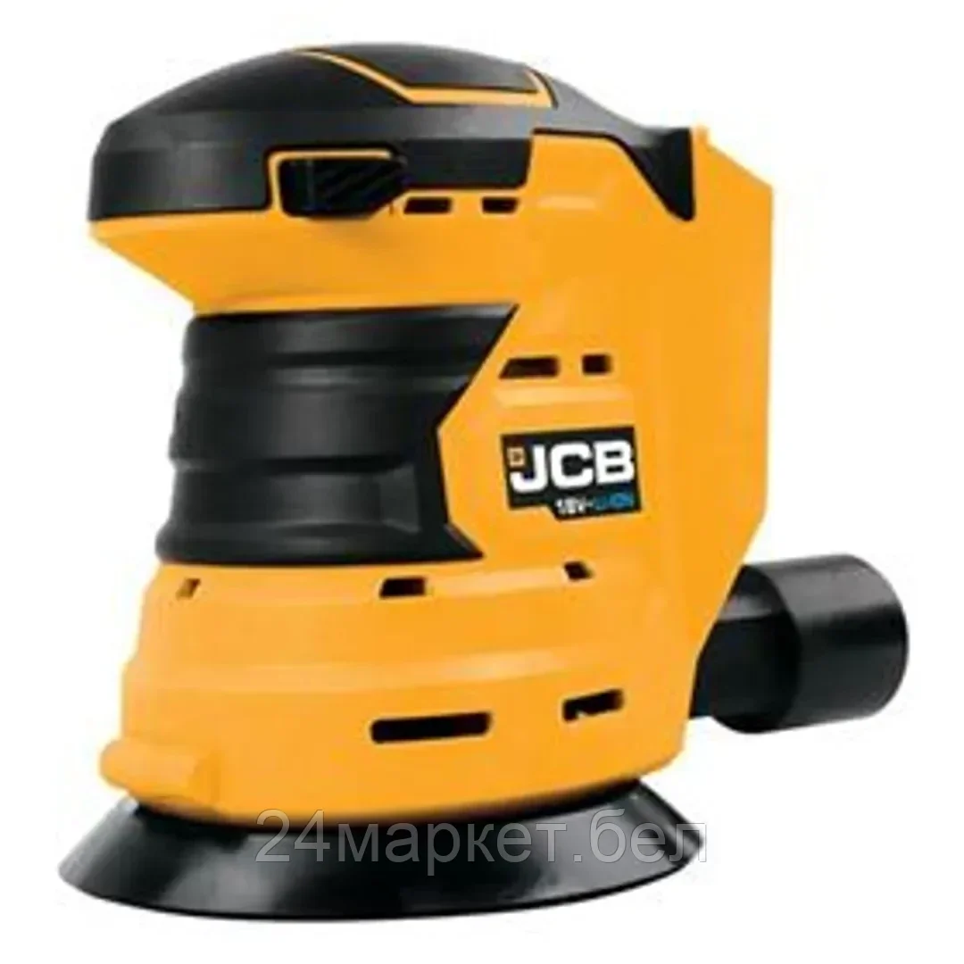 JCB-18OS-B-E JCB Шлифмашина орбитальная аккумуляторная 18V, 0-10 000об/мин, диаметр диска  125 мм, без аккумулятора
