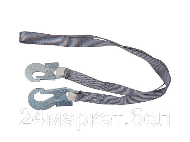 Строп А (капрон.лента 2 м, с двумя карабинами КР-03, КР-04) (желтый) (ПОТЕНЦИАЛ)