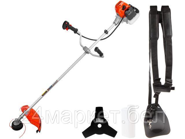 Мотокоса STARTUL GARDEN 2150 (2.15 кВт, 2.9 л.с., 43.0 см3, лёгкий запуск, нож 3Т, ремень двухлямочный, вес 7.6 кг) SG1025