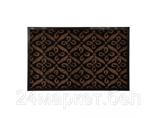 Коврик придверный влаговпитывающий, Hall, 50х80 см, коричневый, VORTEX (ВОРТЕКС)