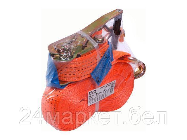 PRO STARTUL Китай Ремень стяжной с крюком 5т, 12м PRO STARTUL