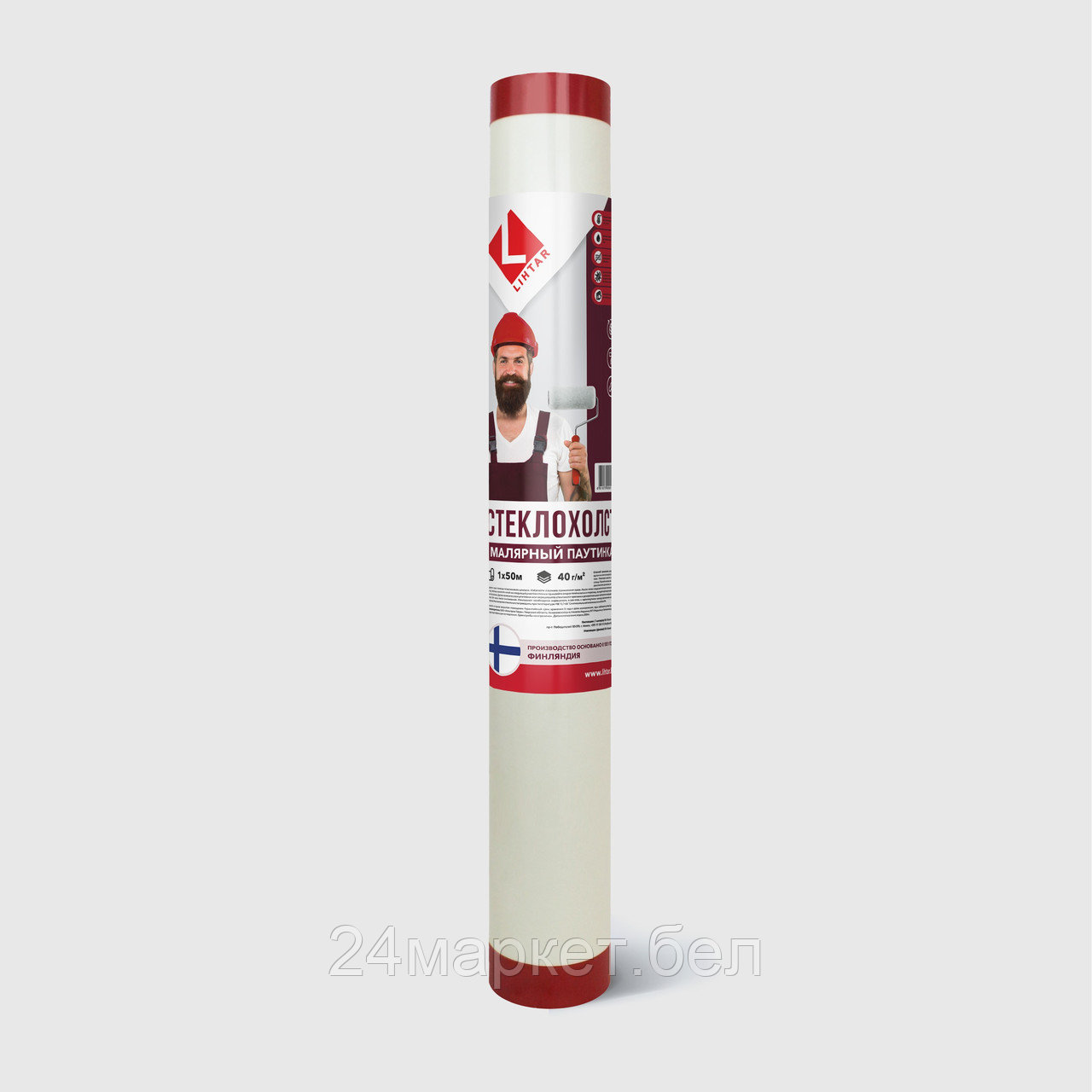 Стеклохолст "паутинка" 40г/м.кв., 1х50м Россия 4814273005817