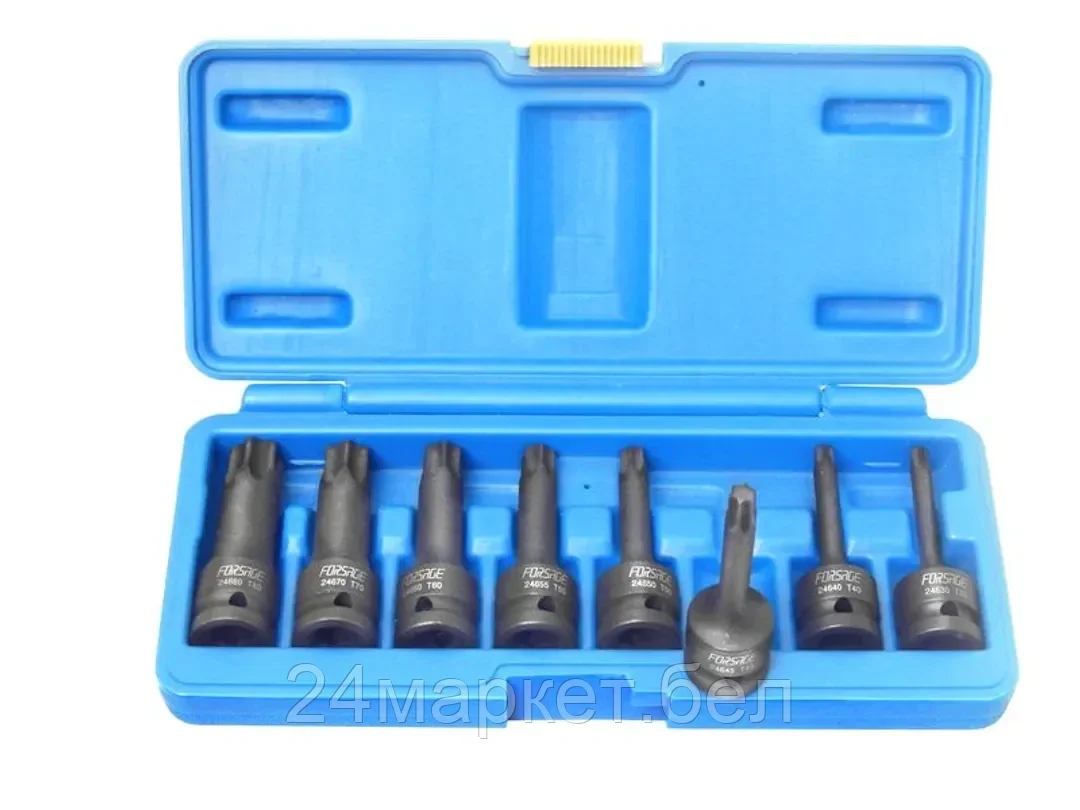 Набор торцевых головок FORSAGE F-4088MPB (8 предметов)