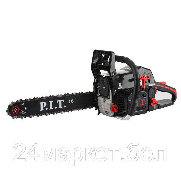 Пила цепная бензиновая P.I.T. GCS45-C6 (16"/400мм, 2кВт/2,8л.с, 52см?, хром.цил., легк старт)