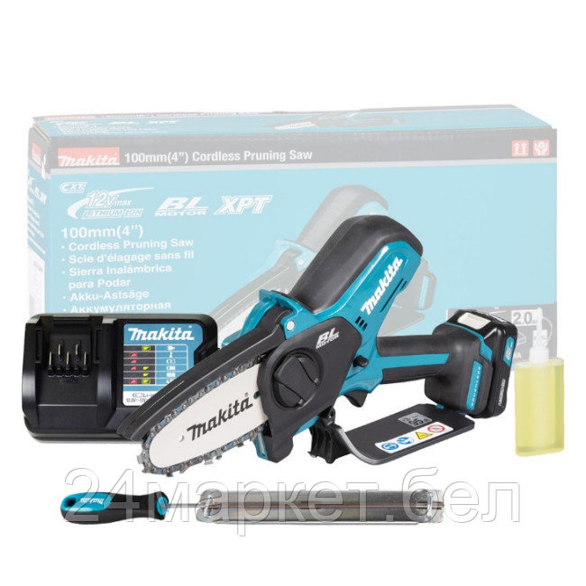 Аккум. пила цепная MAKITA CXT UC100DWA шина 10 см (4"), 0.325", 1.1 мм в кор. (12.0 В, 1 акк.2.0 А/ч Li-Ion) UC100DWA